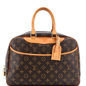 Louis Vuitton Deauville Handbag Canvas #230534L12B